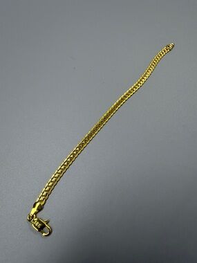 Gold 18k Double Link Bracelet - Elegant Women's Jewelry